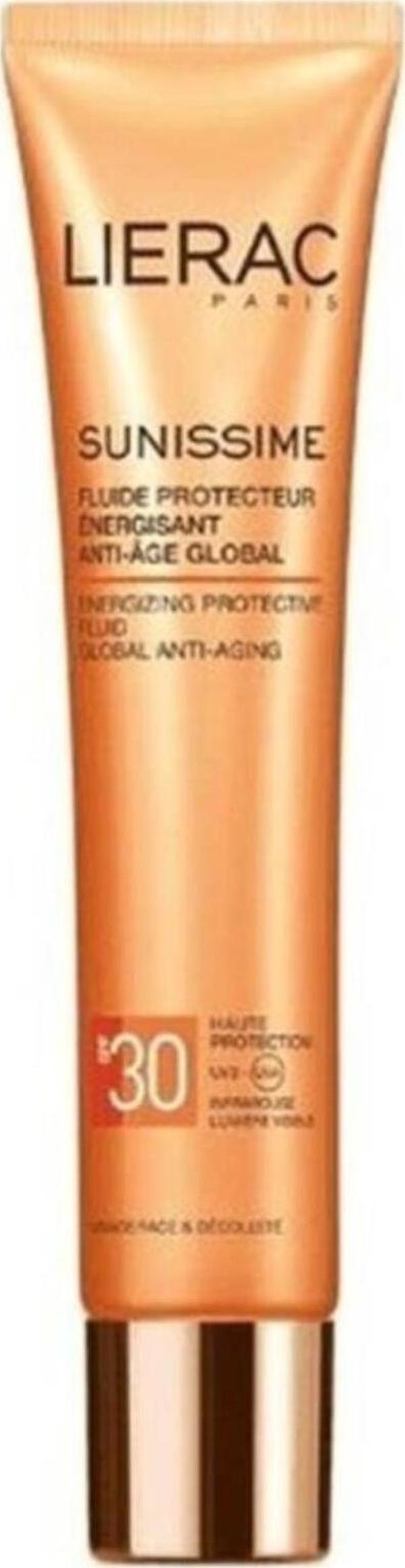 Lierac Sunissime Protective Fluid Global Anti-Aging Spf30 40 Ml - Image 1