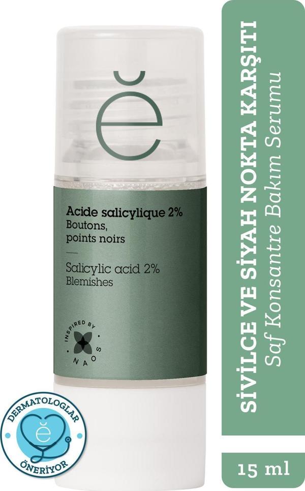 Etat Pur Pure Active Salisilik Asit Bha Sivilce Siyah Nokta Karşıtı Konsantre Bakım Serumu 15 Ml Karma Yağlı - Image 1