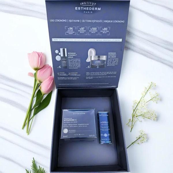 Institut Esthederm Intensıve Vıtamın C2 Serum + Intensıve Vıtamın C2 Gel Cream - Image 1