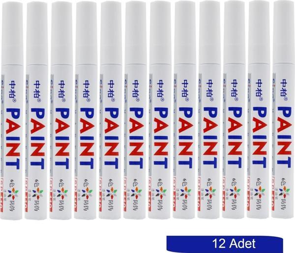 Linea Beyaz Paint Marker 3.0 Mm 12 Adet - Image 1