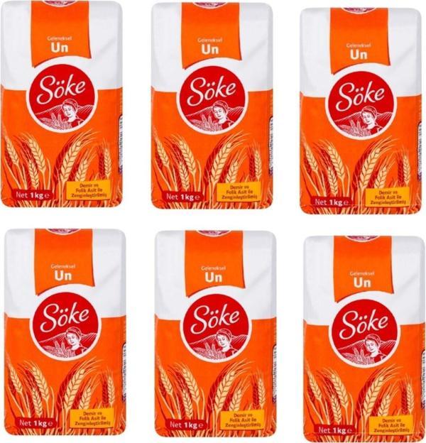 Söke Un 1 Kg x 6 Adet - Image 1