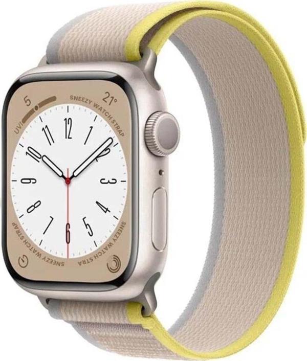 Sneezy Apple Watch 42Mm 44Mm 45Mm Seri 1 2 3 4 5 6 7 8 Se Uyumlu Wander Trail Loop Kordon - Image 1