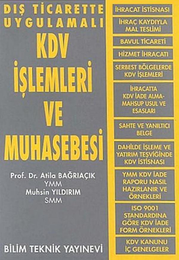 Dış Ticarette Uygulamalı KDV İşlemleri ve Muhasebesi - Bilim Teknik Yayınevi - Image 1