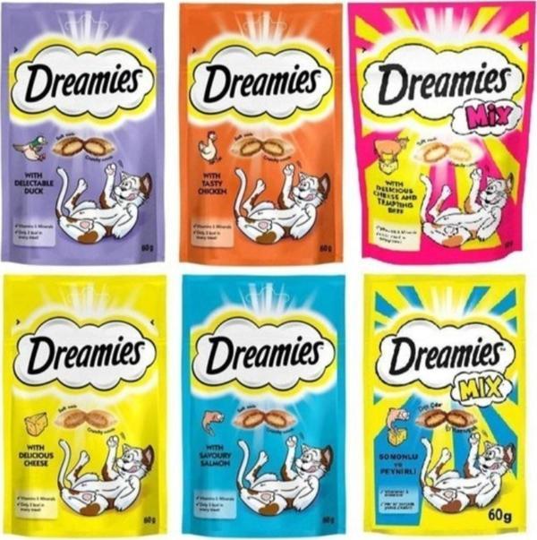 Dreamies Kedi Ödülü Karışık Avantaj Paketi 6'Lı - Image 1