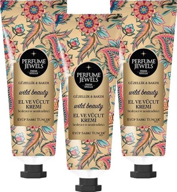 Eyüp Sabri Tuncer Perfume Jewels Wild Beauty El Kremi 50Ml X 3 - Image 1