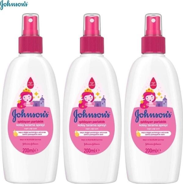 Johnson's Bebek Kolay Tarama Spreyi 200Ml 3 Lü Set Işıldayan Parlaklık - Image 1