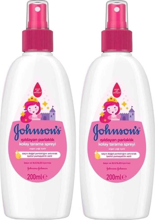 Johnson's Bebek Kolay Tarama Spreyi 200Ml 2'Li Set Işıldayan Parlaklık - Image 1
