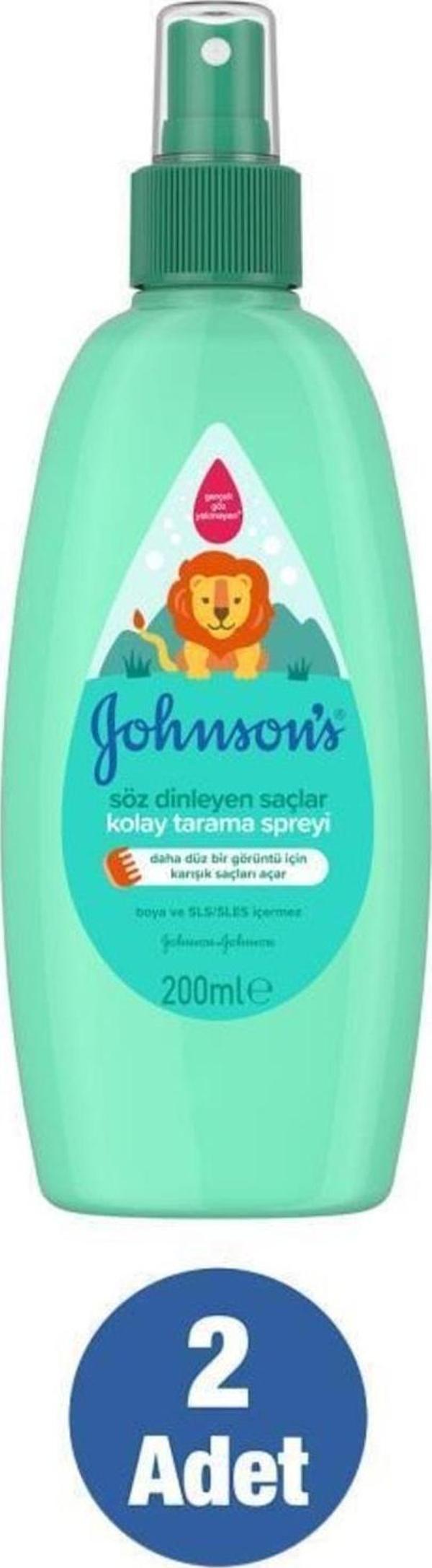 Johnson'S Söz Dinleyen Saçlar Kolay Tarama Saç Spreyi 200Ml X2 - Image 1
