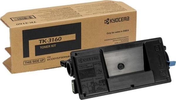 Xplus Kyocera Ecosys M3145DN TK-3160 Chipli Siyah Ithal Muadil Toner 12.500 Sayfa - Image 1