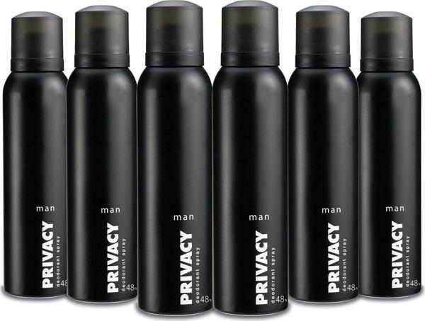 Privacy Men Deodorant 6X150Ml - Image 1