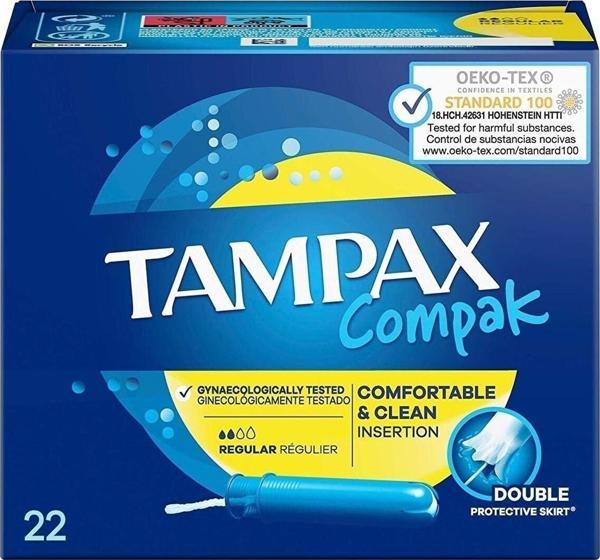Tampax Aplikatörlü Tampon Normal Eko Paket 22'Li Parfüm & Boya Içermez - Image 1