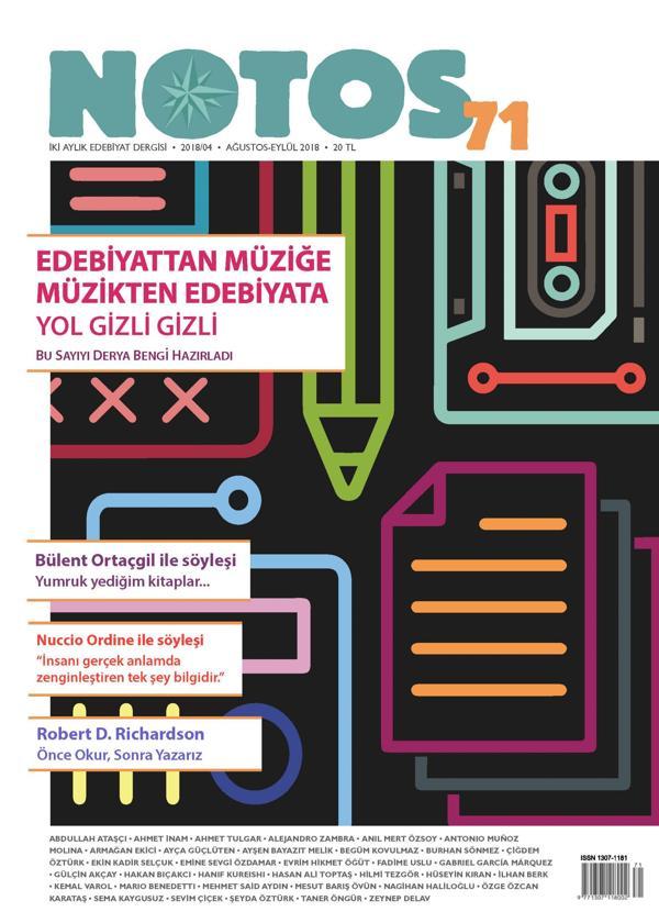 NOTOS ÖYKÜ SAYI 71 - Notos - Image 1