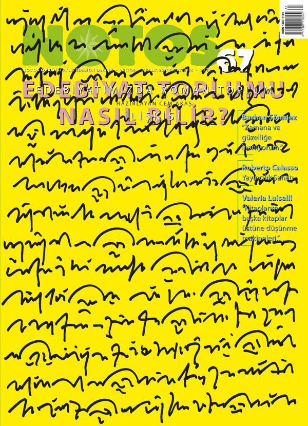 NOTOS ÖYKÜ SAYI 67 - Notos - Image 1