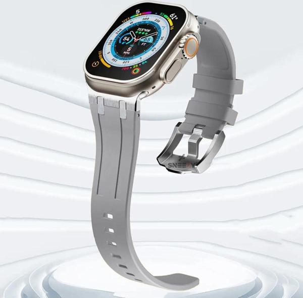 Sneezy Apple Watch 42-44-45-49Mm İle Uyumlu Everest Tasarım Silikon Kordon - Image 1