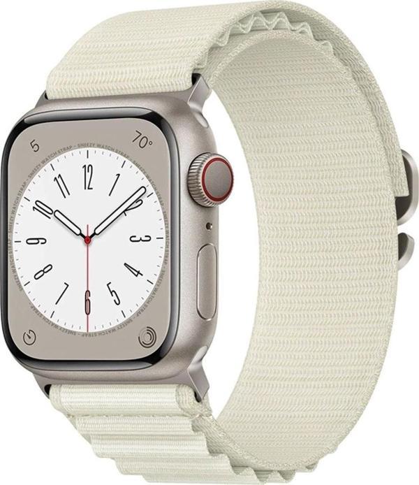 Sneezy Apple Watch 42Mm 44Mm 45Mm Seri 1 2 3 4 5 6 7 8 Se Uyumlu Kordon Frost Alpine Loop Kordon - Image 1