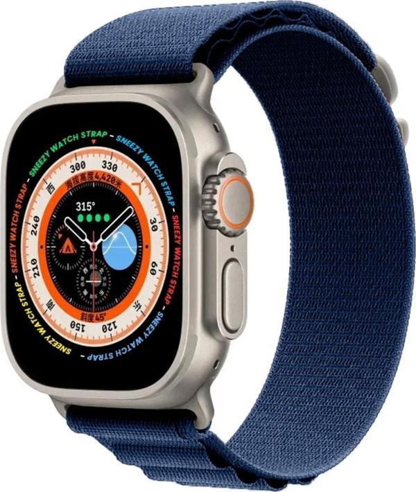 Sneezy Apple Watch 49Mm Ultra Seri Uyumlu Kordon Frost Alpine Loop Kordon - Image 1