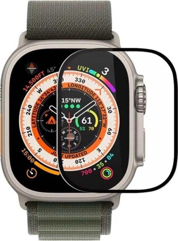 Sneezy Apple Watch 8 49Mm Uyumlu Polymer Nano 0.5 Mm Watch Ekran Koruyucu - Image 1