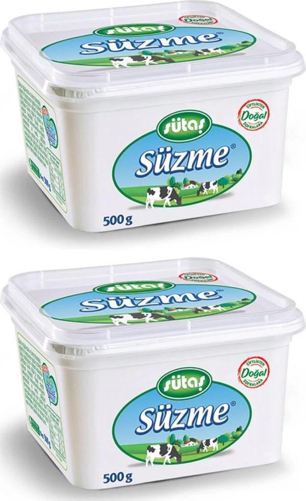 Sütaş Süzme Peynir 500 gr 2 li - Image 1