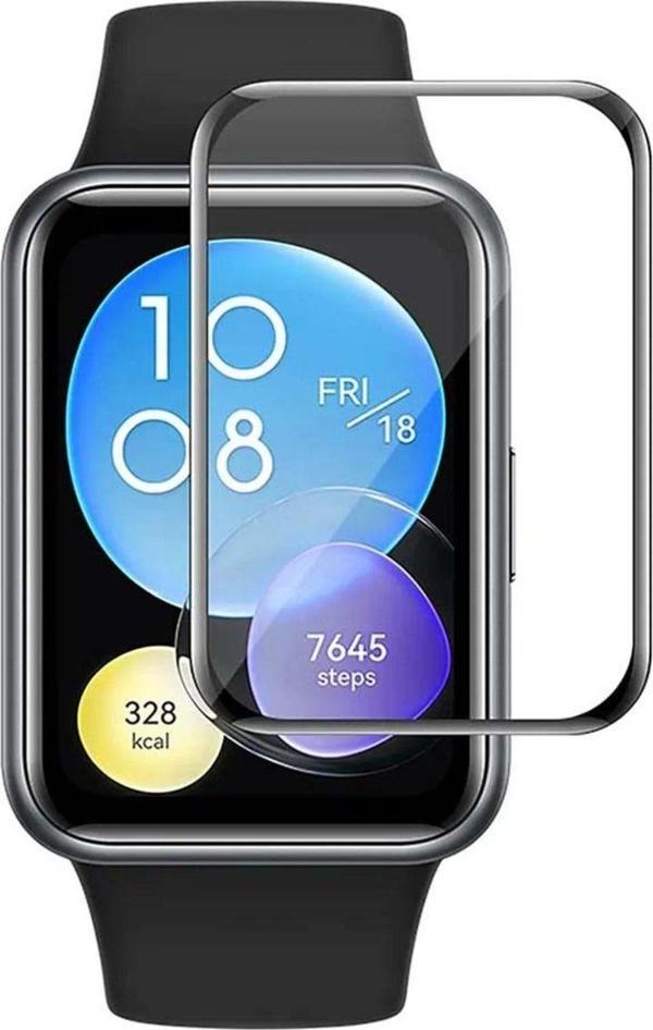 Sneezy Huawei Watch Fit 2 Uyumlu Polymer Nano 0.5 Mm Watch Ekran Koruyucu - Image 1
