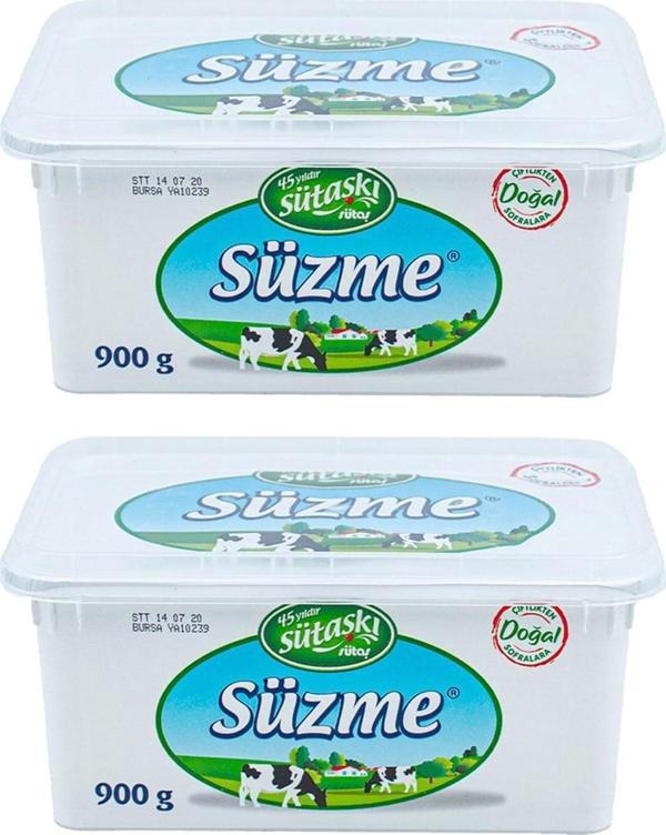 Sütaş Süzme Peynir 900 gr 2 li - Image 1