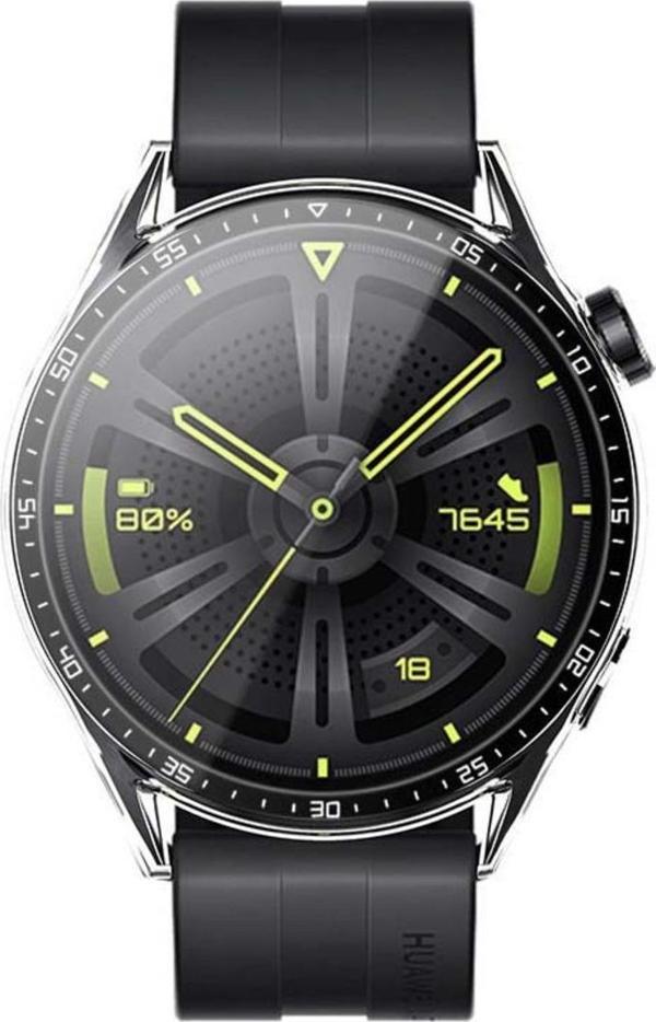 Sneezy Huawei Watch Gt3 46Mm Pc Sert Kasa Ve Ekran Koruyucu - Image 1