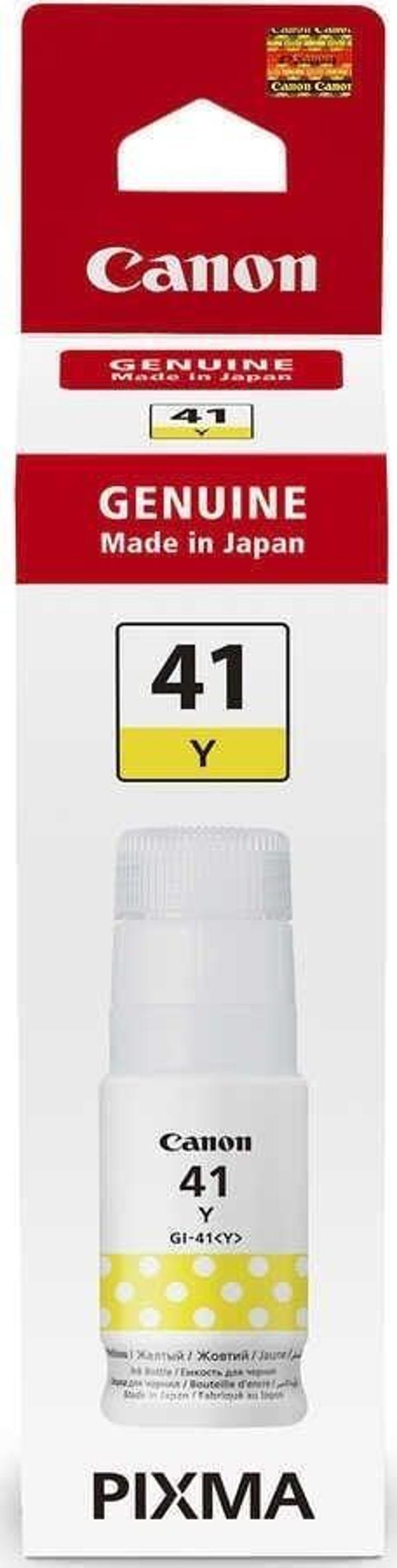 Canon GI-41/4545C001 Sarı Orjinal Mürekkep/ Pixma G1420 / G1460 / G2420 / G2460 / G3420 / G3460 - Image 1