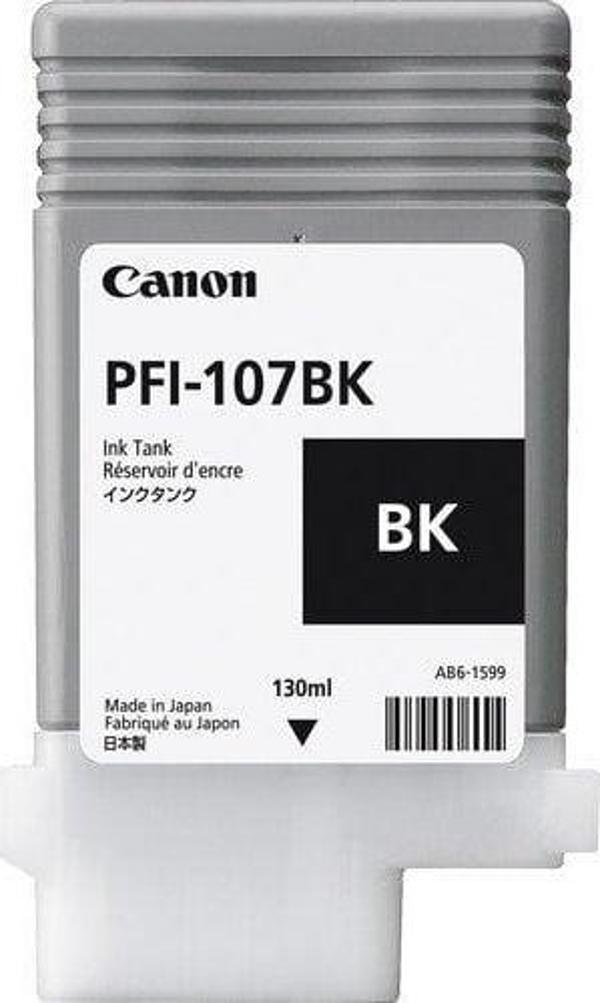 Canon PFI-107BK Black Orjinal Kartuş 130 ML. - Image 1