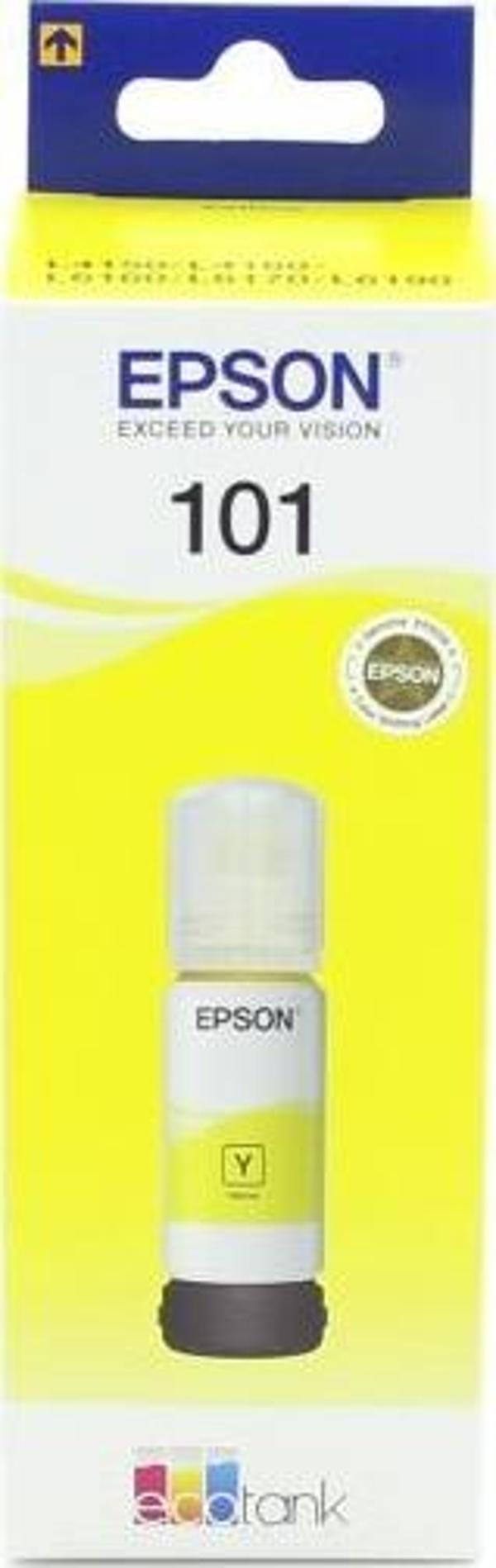 Epson 101-C13T03V44A Sarı Orjinal Mürekkep / EcoTank L4150 / L4160 /L6160 /L6170 L6190 - Image 1