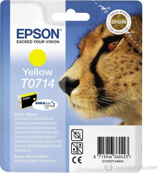 Epson T0714 Sarı Orjinal Kartuş - Image 1