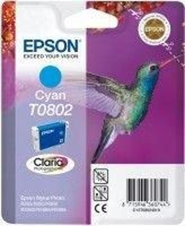 Epson T0802 Mavi Orjinal Kartuş - Image 1