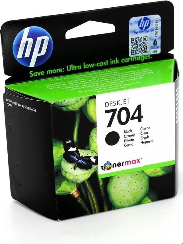 HP 704 CN692A Siyah Orjinal Kartuş/ Deskjet 2060 / K110a / J510 - Image 1