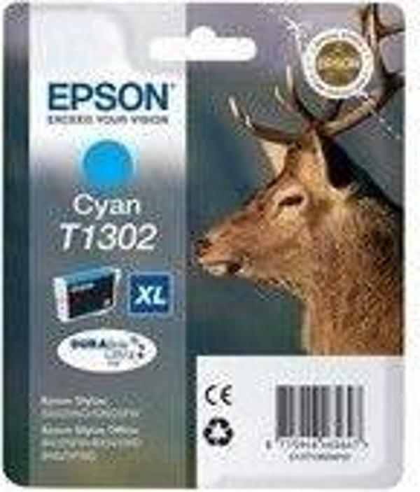Epson T1302XL Mavi Orjinal Kartuş - Image 1