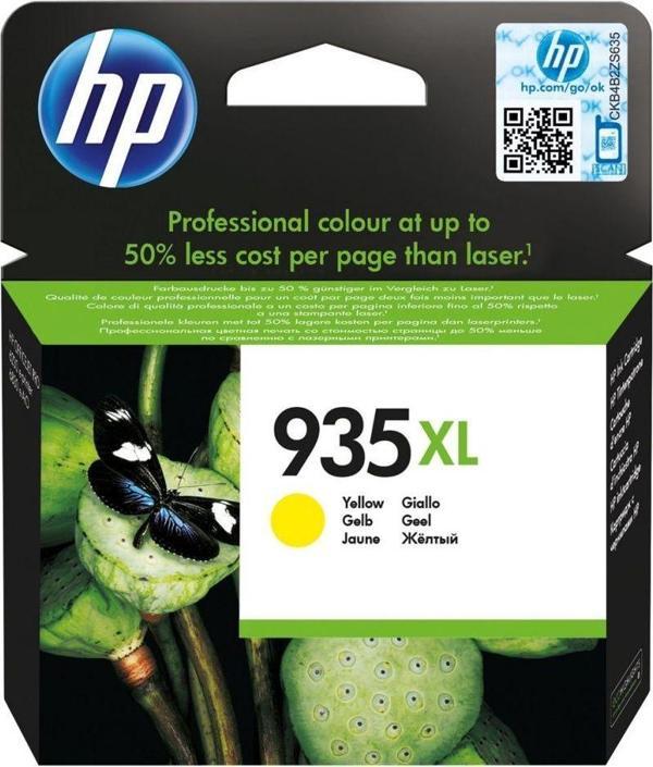 HP 935XL C2P26A Sarı Kartuş , Officejet Pro 6230 / 6830 Orjinal Kartuş - Image 1