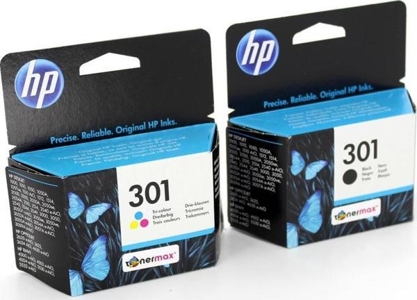 HP 301 CH561EE / CH562EE Orjinal Siyah ve Renkli Kartuş - Image 1