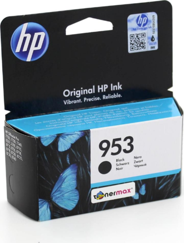 Hp 953 L0S58AE / Officejet Pro 8210 / 8218 / 8710 / 8715 / 8720 / 8725 Siyah Orjinal Kartuş - Image 1