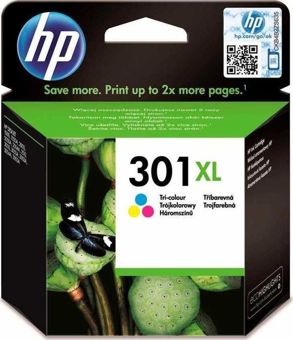 HP 301XL CH564E Yüksek Kapasite Orjinal Renkli Kartuş - Image 1