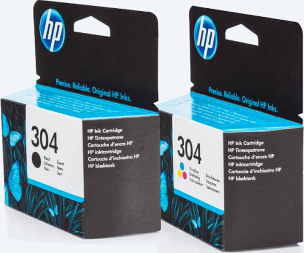 Hp 304 Orjinal Kartuş SET N9K05AE -N9K06AE / Deskjet 2600/2620/2630 /3720 / 3730 / 3732 - Image 1
