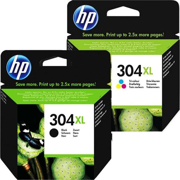 Hp 304XL N9K08AE Siyah / N9K05AE Renkli Avantaj Paket / Deskjet 3720 3730 - Image 1