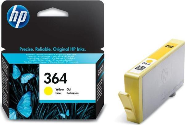 HP 364 CB320E Sarı Orjinal Kartuş / Photosmart B8550 / C53244 / C5380 / C63244 / C6380 / D5460 / 5510 Kartuş - Image 1
