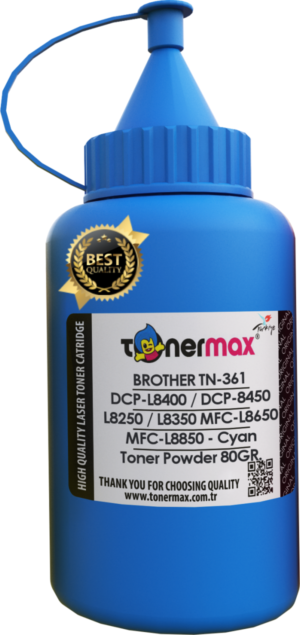 Brother TN-361 / TN-369 Toner Tozu Mavi/DCP-L8400 / DCP-8450 / HL-L8250 / HL-L8350 MFC-L8650 / MFC-L8850 - Image 1