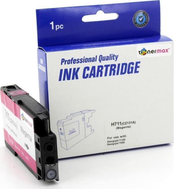 Hp 711XL  CZ131A / T520 / T120 Kırmızı Muadil Kartuş - Image 1