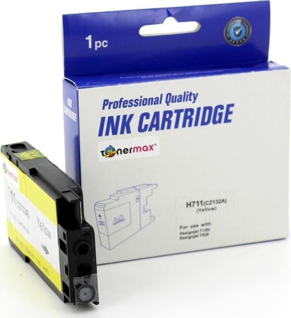 Hp 711XL  CZ132A / T520 / T120 Sarı Muadil Kartuş - Image 1