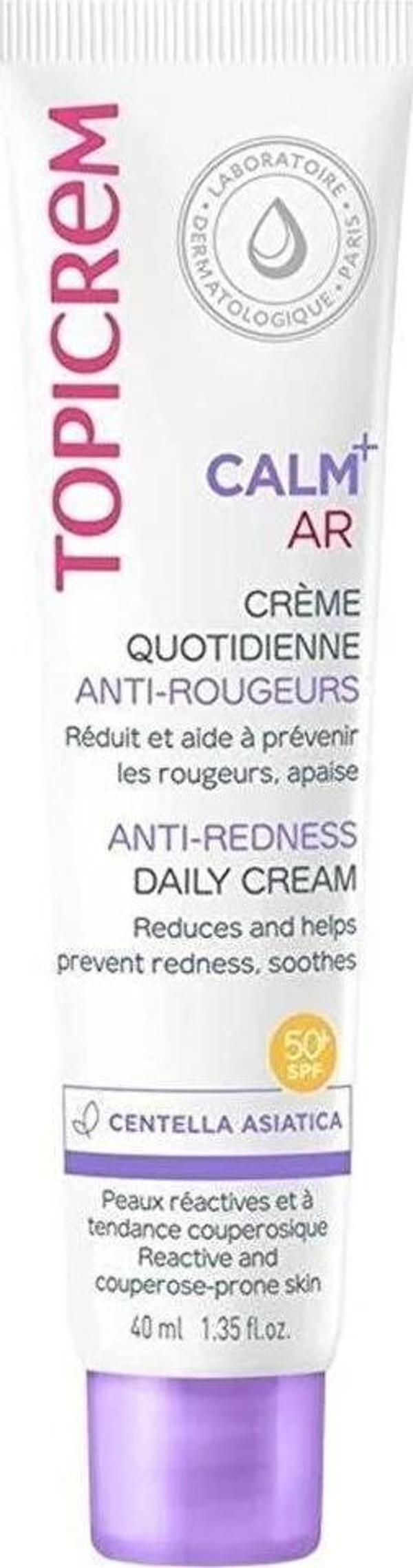 Topicrem Calm+ AR Anti Redness Daily Cream SPF50  40 ML - Image 1