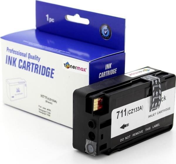 Hp 711XL CZ133A / T520 / T120 Siyah Muadil Kartuş - Image 1