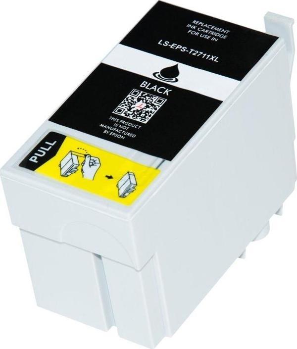 Epson 27XL / T2711XL / Work Force WF-3620 / WF-3640 / WF-7110 / WF-7610 / WF-7620 Siyah Muadil Kartuş - Image 1