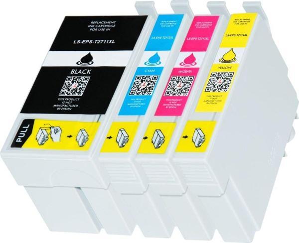 Epson 27XL / T2711XL Muadil Kartuş Seti / Work Force WF-3620 / WF-3640 / WF-7110 / WF-7610 / WF-7620 - Image 1