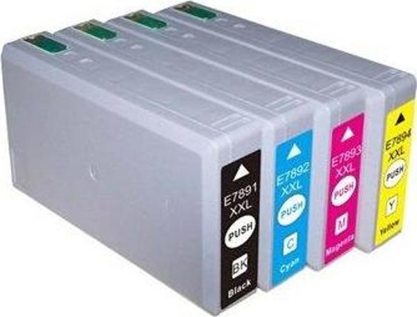 Epson 78 XXL Muadil Kartuş Takım / Workforce Pro WF-/WF-5190DW /WF-5620DWF /WF-5690DWF - Image 1