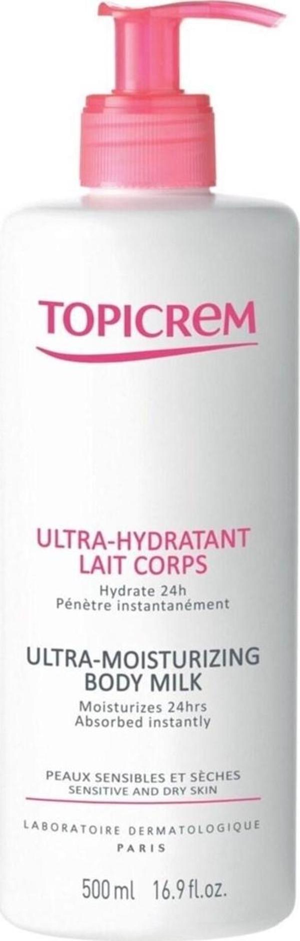 Topicrem Ultra Moisturizing Body Milk 500 ml Vücut Nemlendirici - Image 1