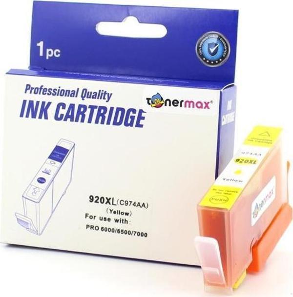 Hp 920XL CD974A /6000 /6500 /7000 /7500 Sarı Muadil Kartuş - Image 1