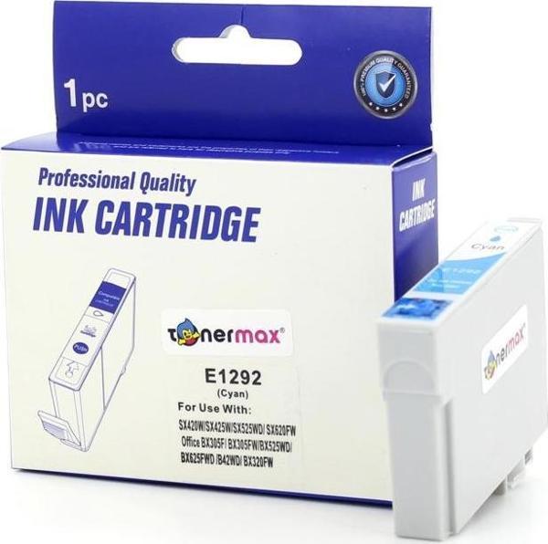 Epson T1292 Mavi Muadil Kartuş / BX305F / S22 / SX230 / SX235 / SX420 / SX425 / SX430 / SX435 - Image 1